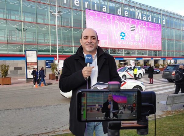 TVE en directo vía 5G desde IFEMA