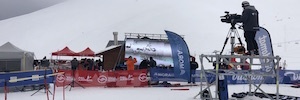 La soluciones de streaming de AJA permitieron a los aficionados seguir la Copa del Mundo de Esquí de Montaña Comapedrosa 2020