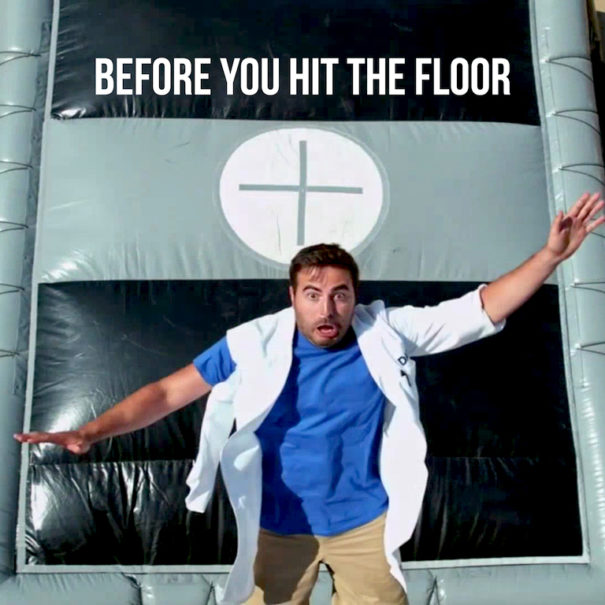 Before you hit the floor