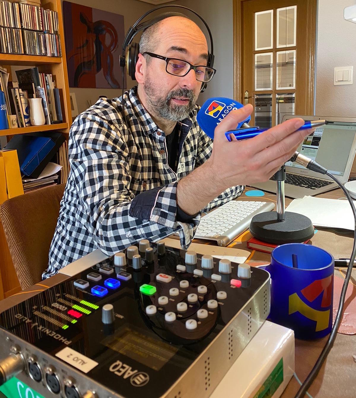 locutores Aragón Radio continúan su desde casa con AEQ