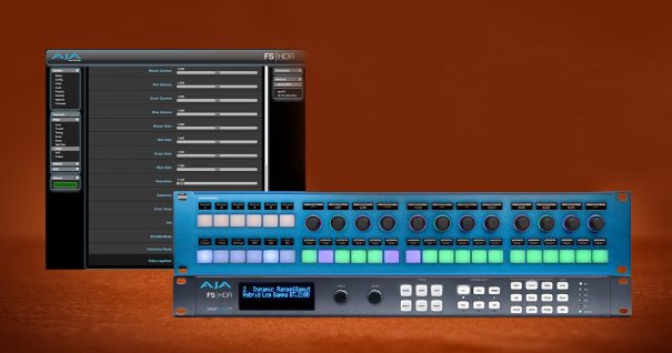 Rack Control Duo con AJA FS-HDR