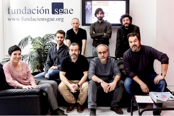  Los seleccionados del VII Laboratorio de Creación de Series de Televisión de Fundación SGAE en la primera sesión de trabajo (Foto: Luis Camacho / Fundación SGAE)