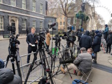 Luke Hanrahan en Downing Street