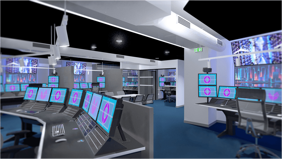 Кабинет телевидение телефон. Hub Control Center Шереметьево. Командный центр. Центр управления портом. Технопарк командный центр.