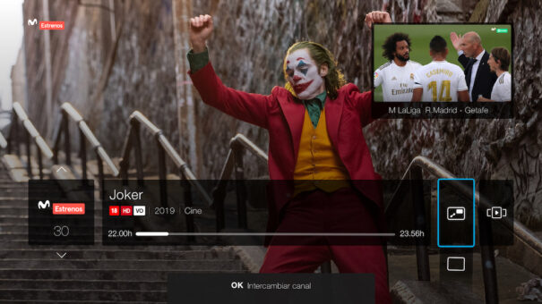 Movistar+ Picture-in-picture