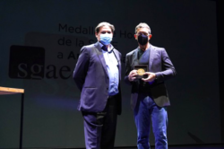 Antonio Banderas, medalla de oro de la SGAE (Foto: Jesús Domínguez/Premios Max)