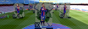 wTVision designed and implemented a complete augmented reality solution in 'El Clásico'