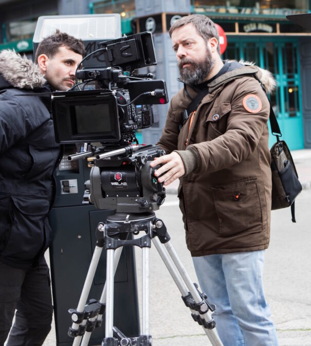 J.L. Cabellos (AEC) rodando con Canon C500MkII