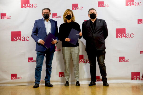 Antonio Onetti, María Casado y Juan José Solana