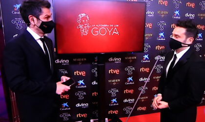 Alfombra roja híbrida (presencial/virtual) en los Goyas 2021