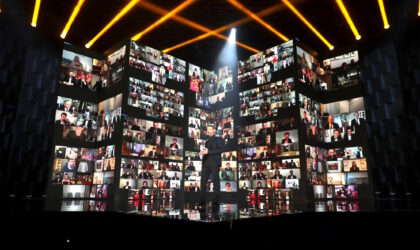 Antonio Banderas abre los Premios Goya 2021 (Foto: Miguel Córdoba/Academia de Cine)
