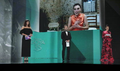 Jone Laspiur por Ane, Goya Mejor Actriz Revelación (Foto: Miguel Córdoba Academia de Cine)