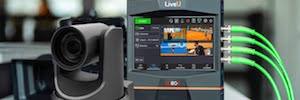 Control remoto completo de cámara PTZs con LiveU IP Pipe