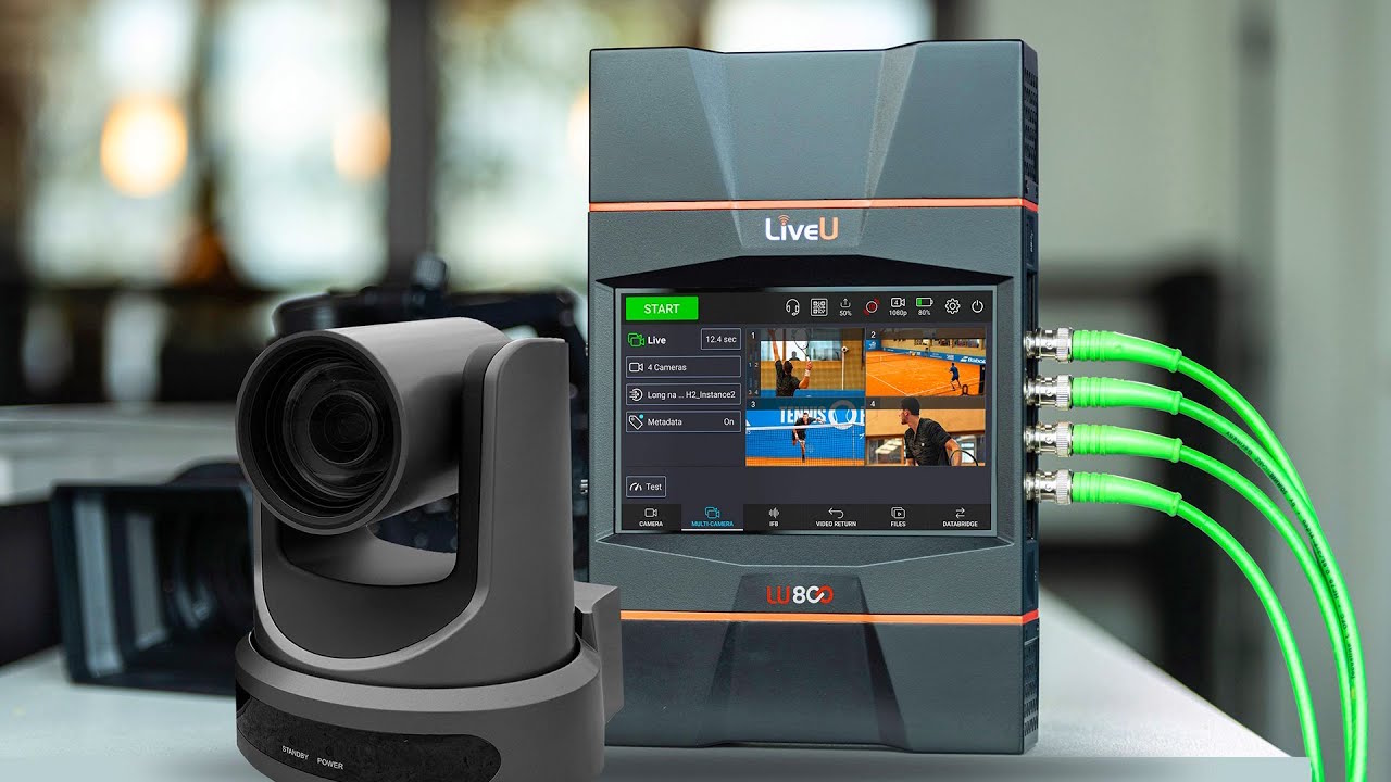 Cumplimiento a algun lado portugués Control remoto completo de cámara PTZs con LiveU IP Pipe