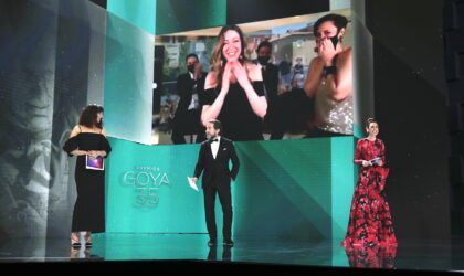 Pilar Palomero por Las niñas, Ganadora Goya Mejor Dirección Novel (Foto: Miguel Córdoba/Academia de Cine)