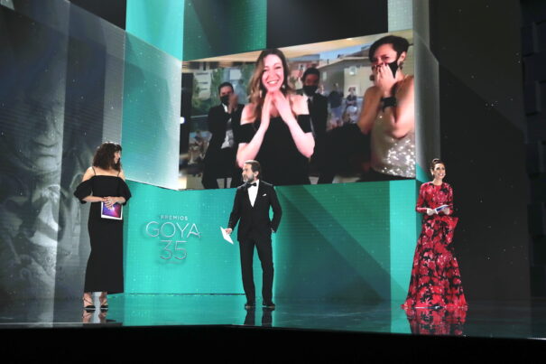 Pilar Palomero por Las niñas, Ganadora Goya Mejor Dirección Novel (Foto: Miguel Córdoba/Academia de Cine)