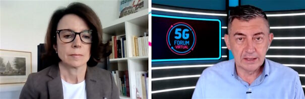 Elena Puigrefagut y Ricardo Medina en el 5G Forum 2021