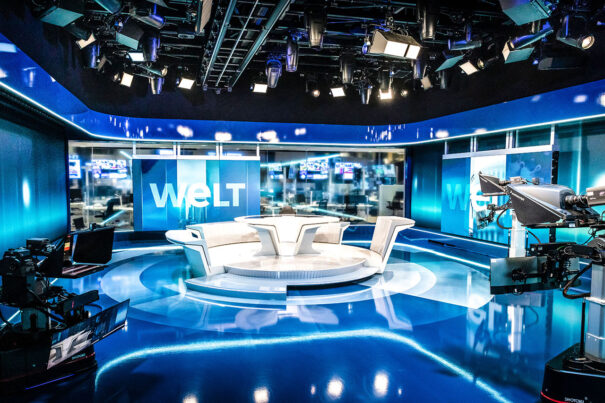 Welt TV Studio Arri Lightning / WeltN24 GmbH/Anne Hufnagl