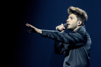 Blas Cantó en Eurovisión 2021 (Foto: Andres Putting) 