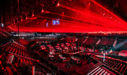 Luces escenario de Eurovisión 2021 . (Foto: Nathan Reinds / NPO NOS AVROTROS)