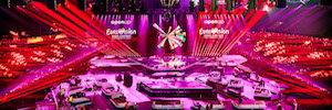 Hundreds of MA Lighting, ClayPaky and Ayrton luminaires fill the Eurovision Song Contest with light