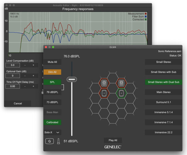 Genelec GLM 4-1 - AutoCal2 - UI