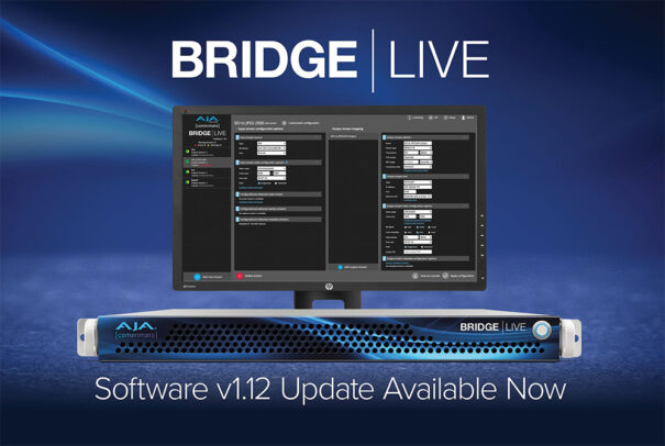 AJA Bridge Live NDI Versione 1.12