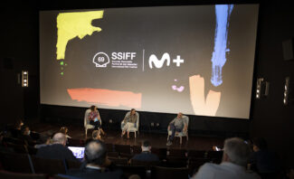 Presentación San Sebastián -Movistar+ - Cristina Burzako y José Luis Rebordinos