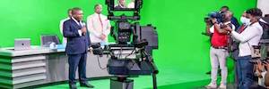 Mozambican public television robots its main studio with robotics with Shotoku