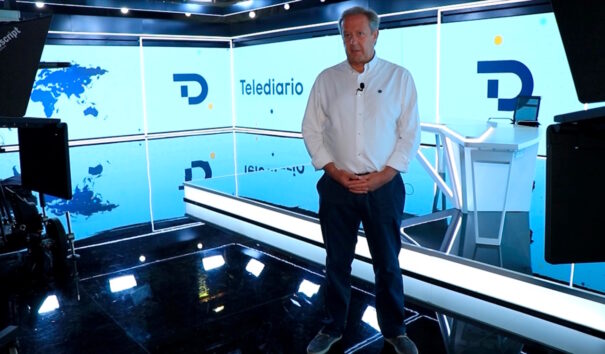 Rafael Zapardiel en el Estudio A2 de TVE