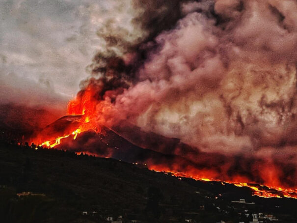 Volcán La Palma en 8K