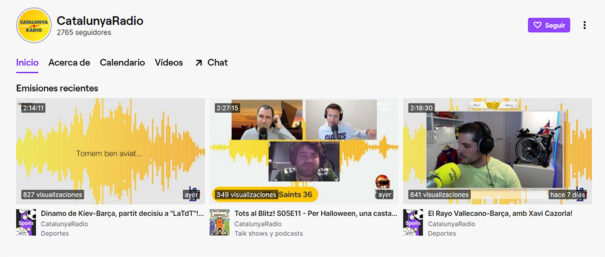CCMA - Twitch - TV3 - Catalunya Ràdio