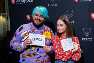 Premios Feroz 2022 - Acto lectura nominaciones - Brays Efe y Elena Rivera
