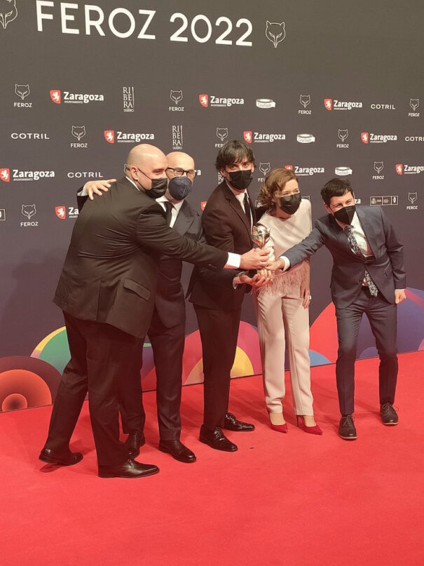 Equipo de 'Venga Juan' en los Premios Feroz 2022