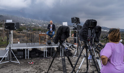 Televisión Canaria - Cobertura Informativa - La Palma - Volcán (Foto: Fernando Ojeda)