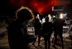 Canarian Television - News Coverage - La Palma - Volcán (Photo: Fernando Ojeda)