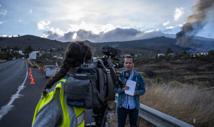 Televisión Canaria - Cobertura Informativa - La Palma - Volcán (Foto: Fernando Ojeda)