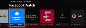 Vodafone TV incluye Facebook Watch en sus decodificadores