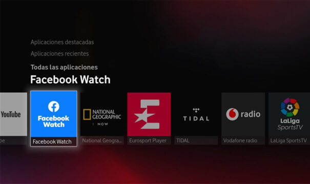 Vodafone TV - Facebook Watch - App