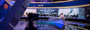 Mediapro remodela un estudio del canal de televisión Al Jazeera News
