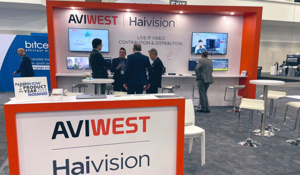 Aviwest - NAB 2022 - (Foto: Joao Carlos Haidar da Silva -LinkedIn)