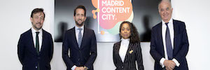 A embaixadora dos Estados Unidos, Julissa Reynoso, visita Madrid Content City