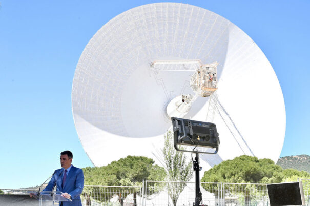 El presidente del Gobierno clausura la presentación del Proyecto Estratégico para la Recuperación y Transformación Económica (PERTE) Aeroespacial (Foto: Pool Moncloa / Borja Puig de la Bellacasa)