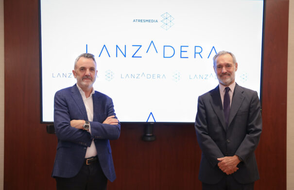 Firma del acuerdo entre Lanzadera y Atresmedia