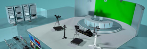 Panasonic crea un estudio broadcast en 3D accesible vía web