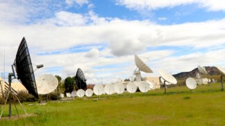 Telepuerto TSA en La Armuña de Tajuña