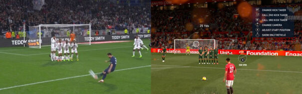 Realização de videogames de futebol - Fifa 