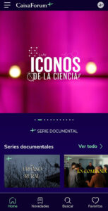 CaixaForum+ App Mediapro UI