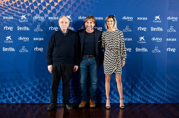 Fernando Méndez-Leite, Antonio De la Torre y Clara Lago (Foto: Academia de Cine