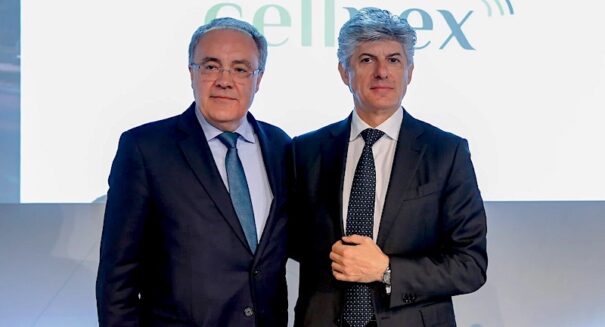 Tobias Martinez y Marco Patuano (Foto: Cellnex)